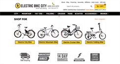 Desktop Screenshot of electricbikecity.com